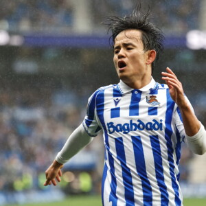 怪我をしていた久保建英がリーガで83日ぶりに復帰、いきなりアシストをマークするなど存在感を示した（写真：ムツ・カワモリ/アフロ）