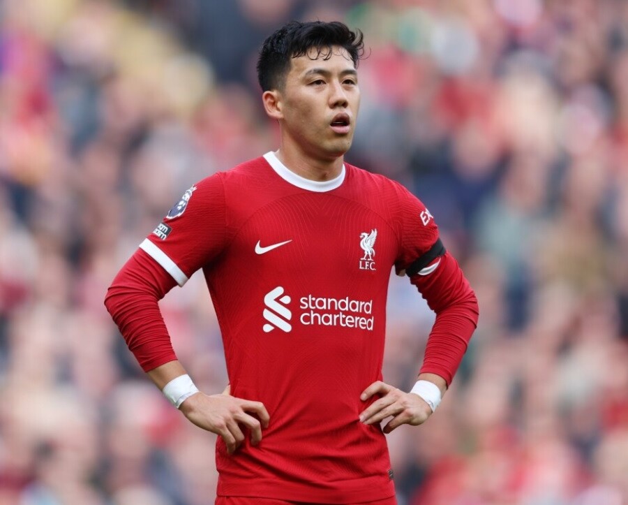 左足の怪我で離脱していた遠藤航がW杯にギリギリ間に合うのか？（写真：REX/アフロ）