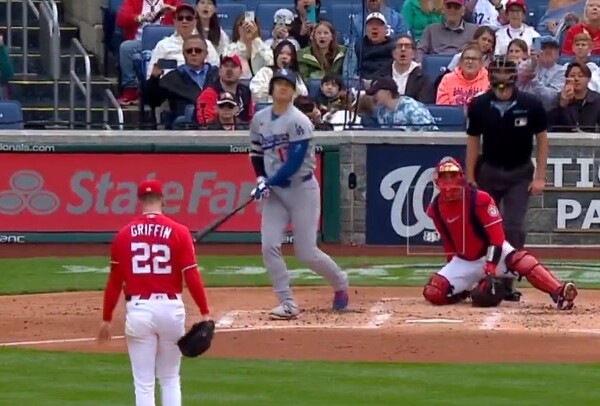 大谷翔平が2号先制ソロで佐々木朗希を援護（ドジャース公式Ｘより）