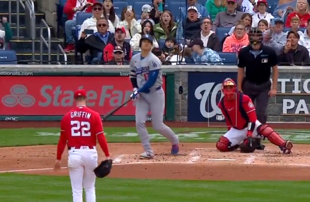 大谷翔平が2号先制ソロで佐々木朗希を援護（ドジャース公式Ｘより）