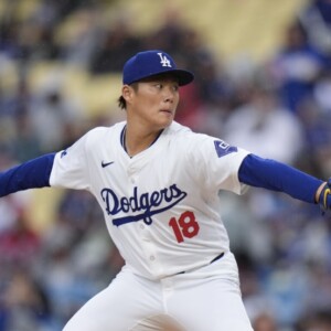 山本由伸がメッツ戦で今季ノーヒットノーラン達成の期待を抱かせる好投を見せる（資料写真・AP/アフロ）