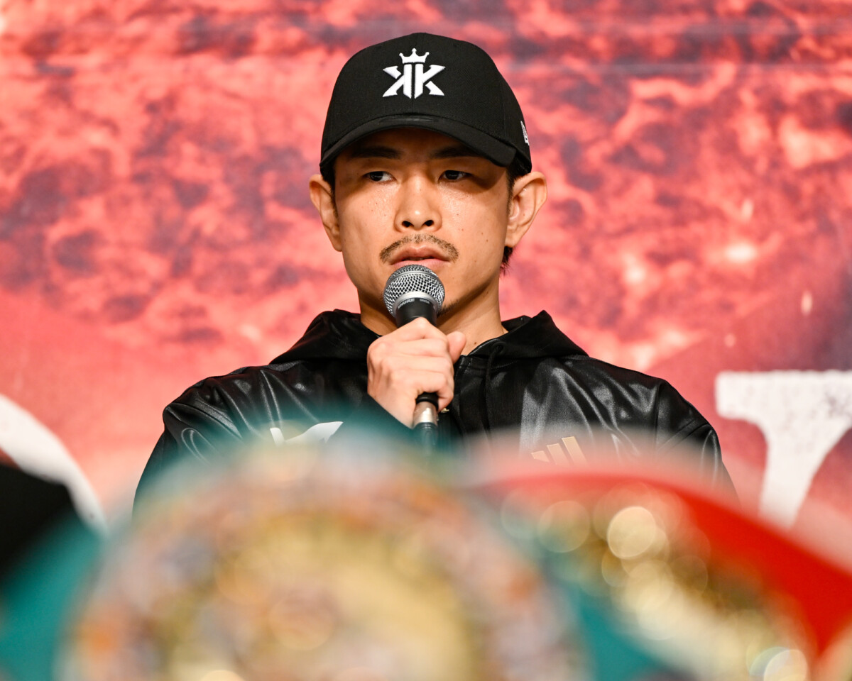 レジェンドの井岡一翔が井上拓真陣営の主張に反論（写真・山口裕朗）