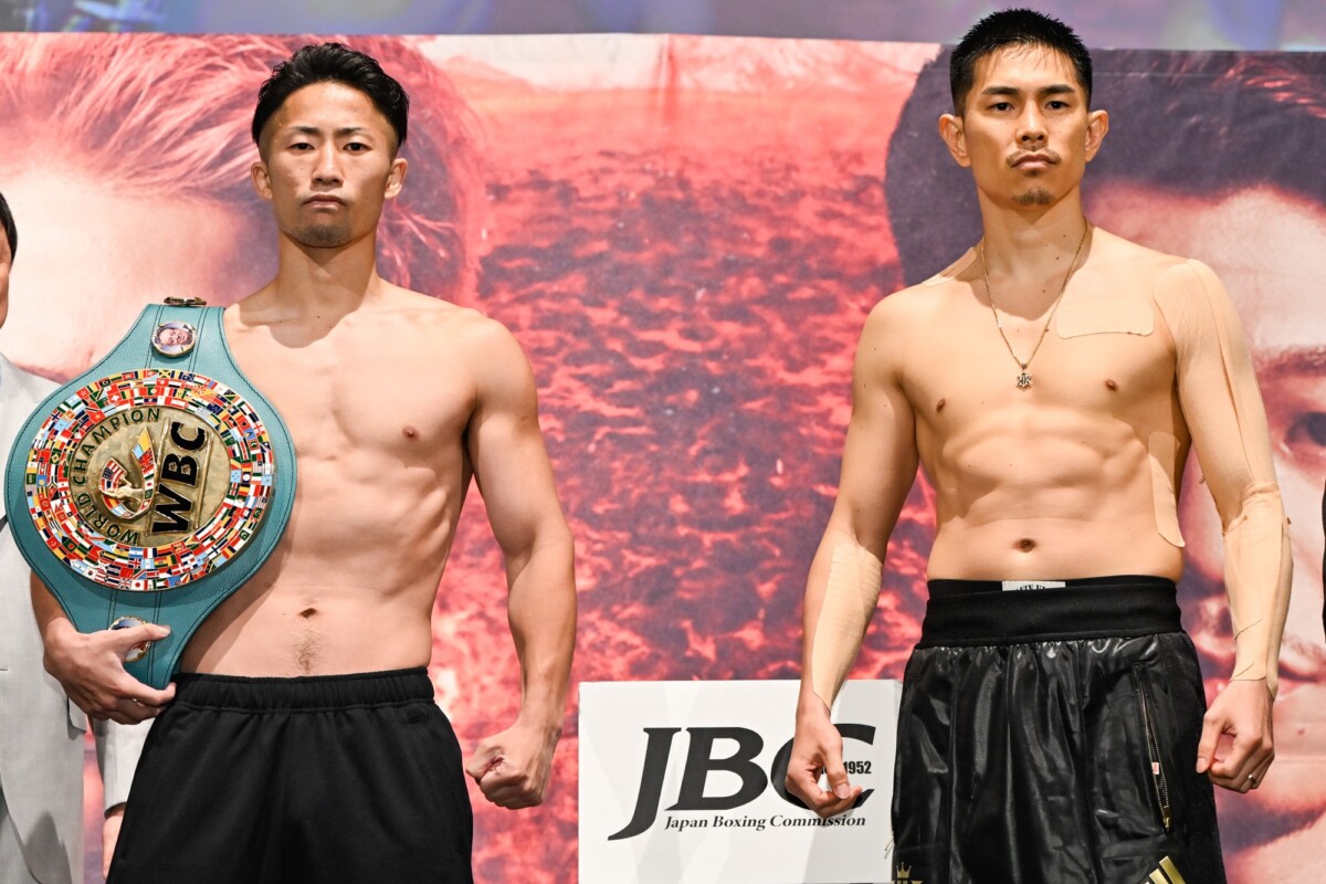 天心陣営は井上拓真が井岡一翔に勝つと予想（写真・山口裕朗）