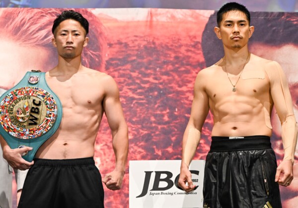 天心陣営は井上拓真が井岡一翔に勝つと予想（写真・山口裕朗）