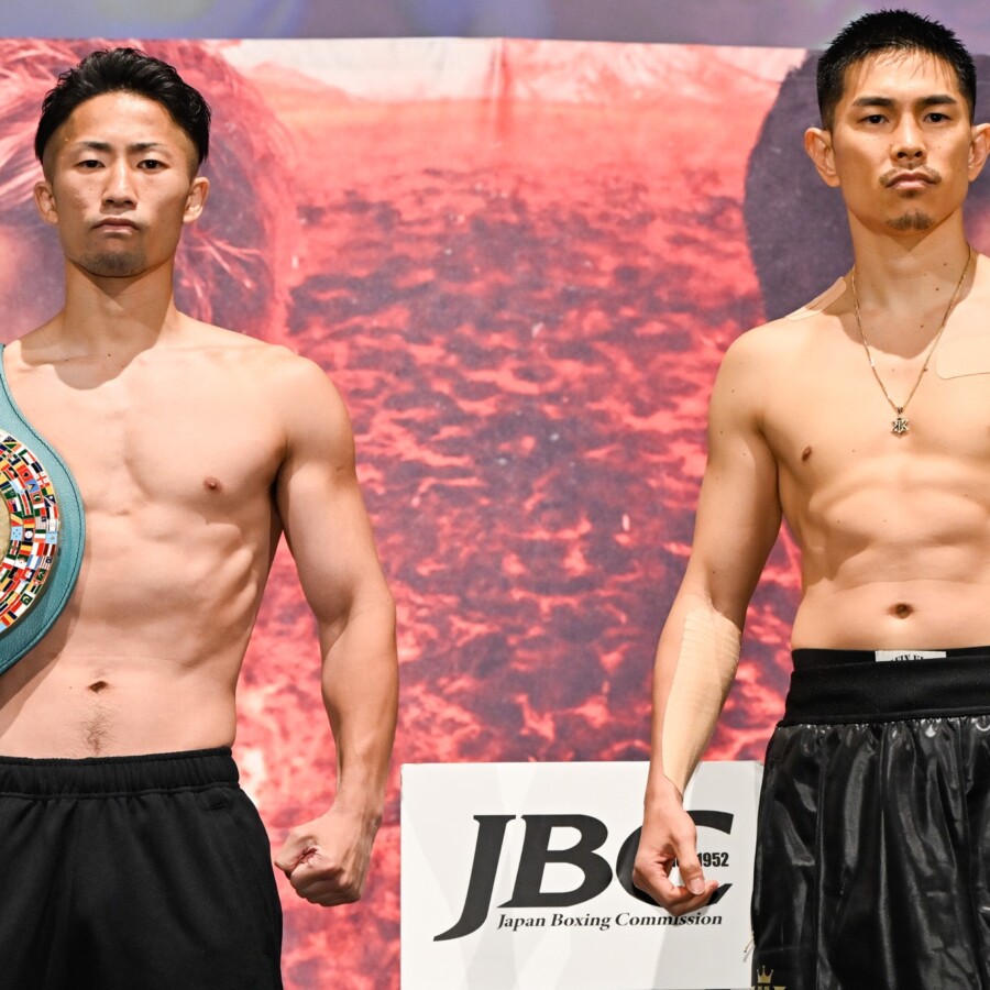 天心陣営は井上拓真が井岡一翔に勝つと予想（写真・山口裕朗）