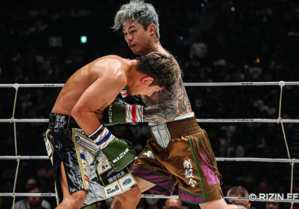 平本が皇治を圧倒するもＫＯ決着はできなかった（写真・RIZIN FF)