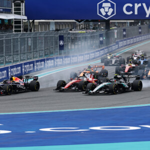 アントネッリはフェルスタッペンらとの激しいバトルを制した（Getty Images / Red Bull Content Pool）