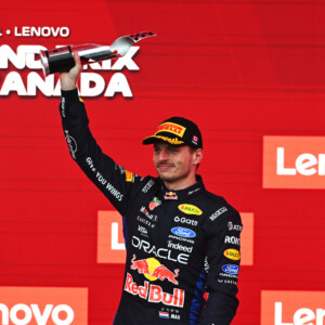 レッドブルのフェルスタッペンが今季初の表彰台にあがった（Getty Images / Red Bull Content Pool）