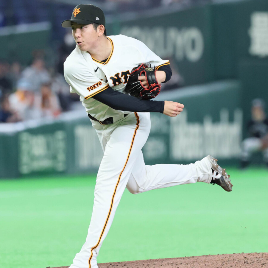 戸郷翔征の今季初登板は5失点で負け投手（写真・スポーツ報知/アフロ）