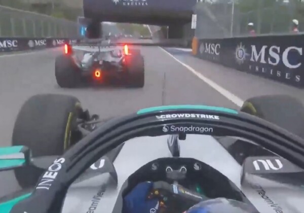カナダＧＰスプリントで優勝したラッセルにアントネッリが激怒(F1公式より）