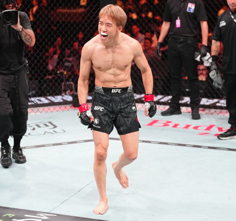 朝倉海がＵＦＣ3戦目にして衝撃の秒殺初勝利（ＵＦＣnewsＸより）
