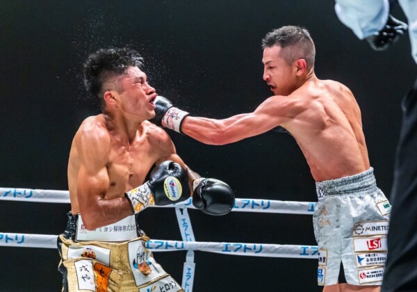 矢吹正道が1回に2度ダウンを奪いカリストに3－0判定でV2成功（写真提供・3150FIGHT）
