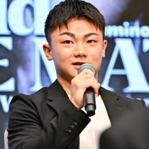吉良大弥のプロ5戦目での世界挑戦が決まった。勝てば田中恒成に並ぶ日本最速記録だ（写真・山口裕朗）