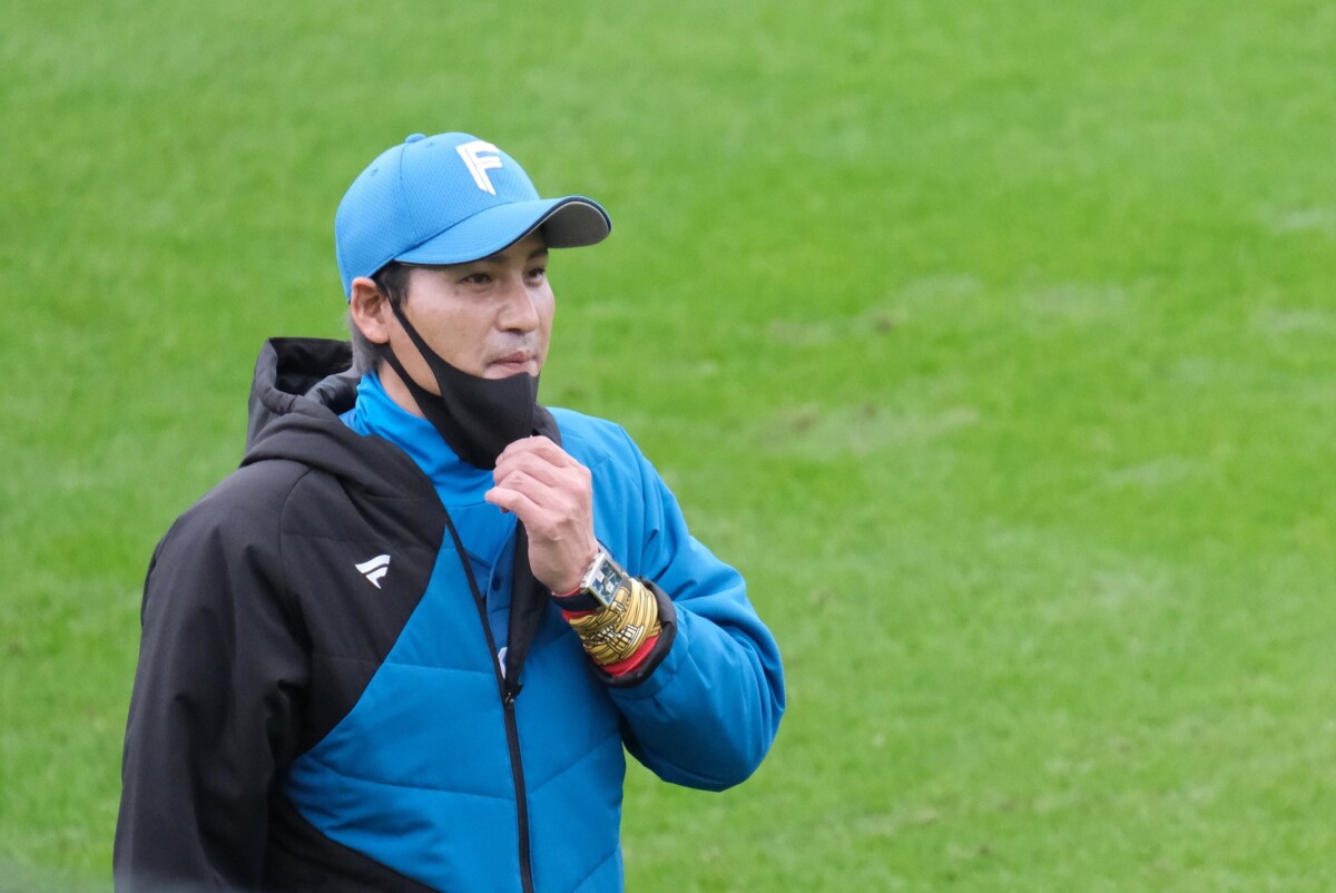 日ハムの新庄監督が球宴の話題を独占？！（資料写真・黒田史夫）