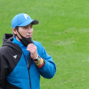 日ハムの新庄監督が球宴の話題を独占？！（資料写真・黒田史夫）