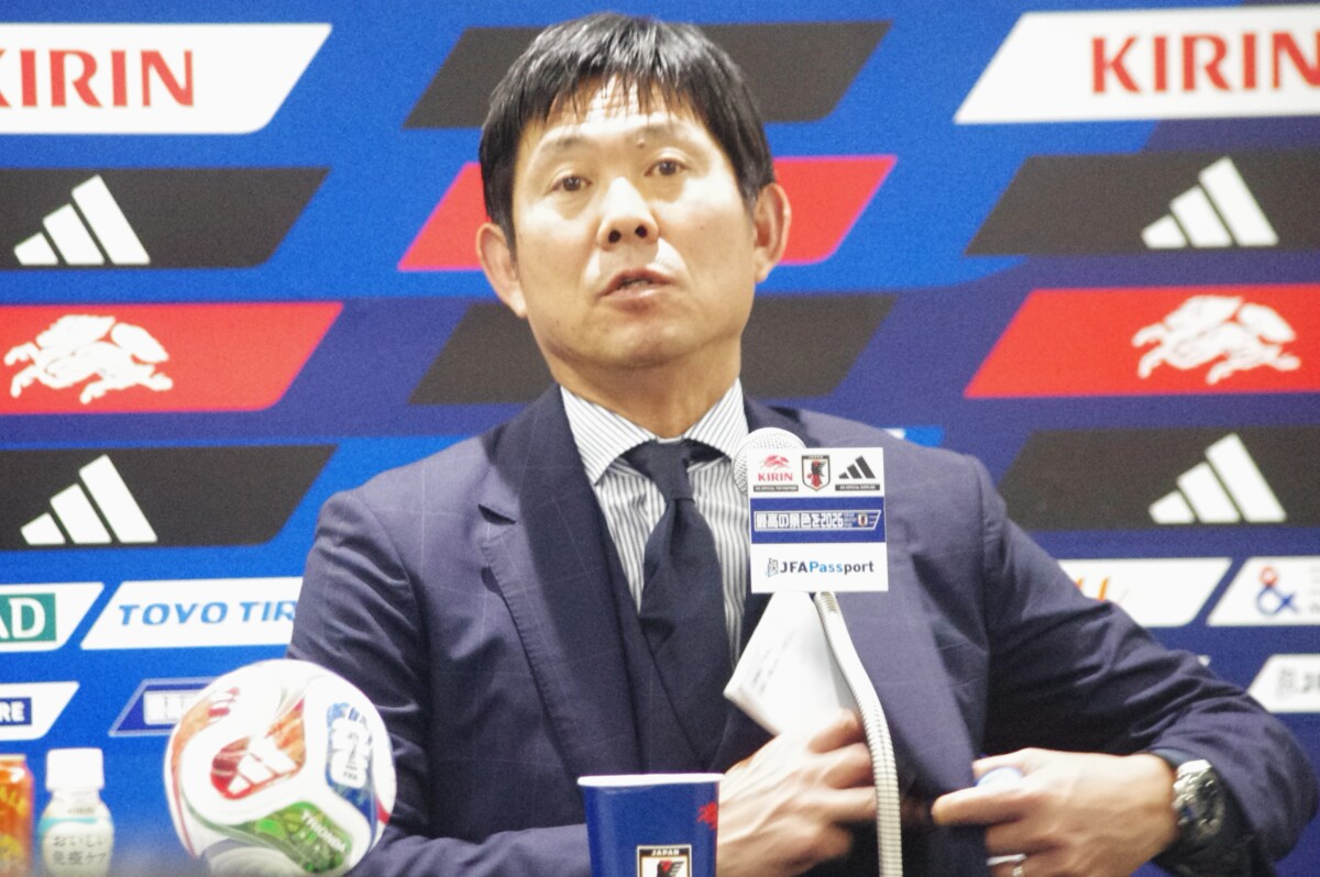 帰国会見で森保監督は自らの去就についての明言は避けた