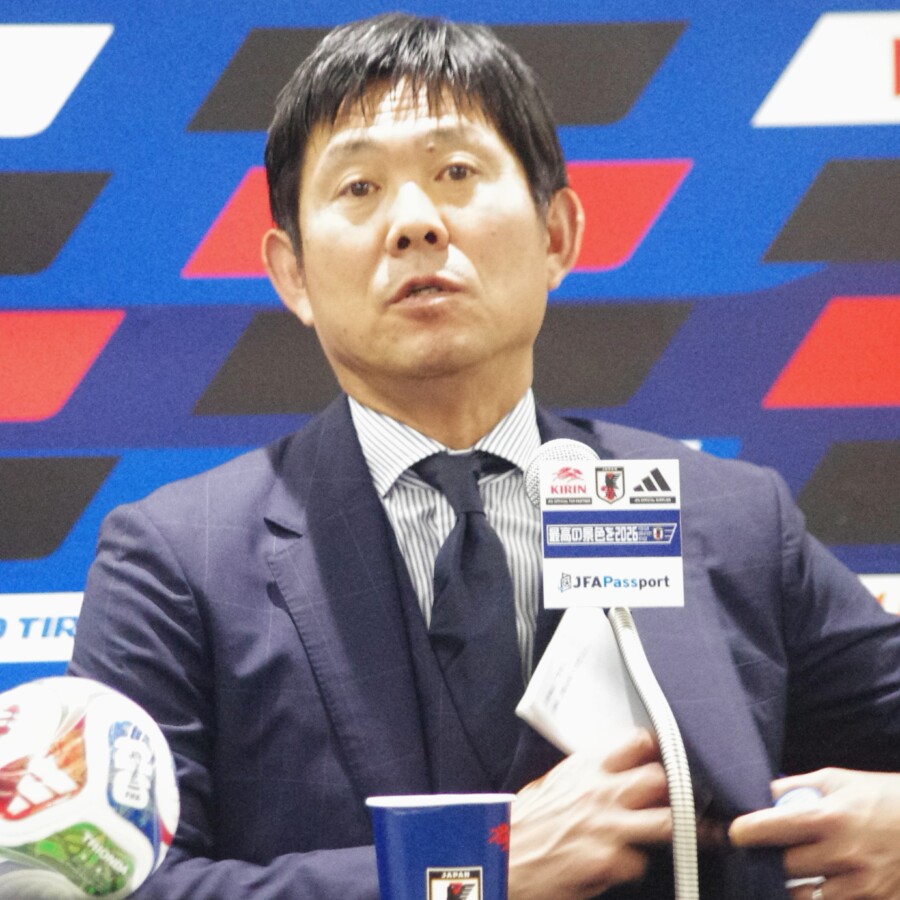 帰国会見で森保監督は自らの去就についての明言は避けた
