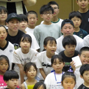 井上兄弟が地元座間でのキッズイベントに参加