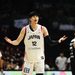 元NBAプレーヤーの渡邊雄太も日韓戦に敗れて反省を口にした（写真・FIBA）（写真・FIBA）