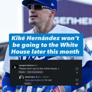 これがSNSで拡散したキケ・ヘルナンデスの「オレは行かない」の削除された投稿映像（Dodgers360インスタより）