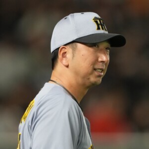 TG戦の森下の死球交代を巡る藤川監督の発言が波紋（資料写真：Imagn/ロイター/アフロ）