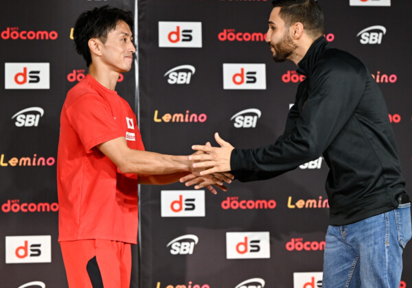 WBA世界ミニマム級王座決定戦で激突する石井武志と元WBO王者のメンデス（写真・山口裕朗）
