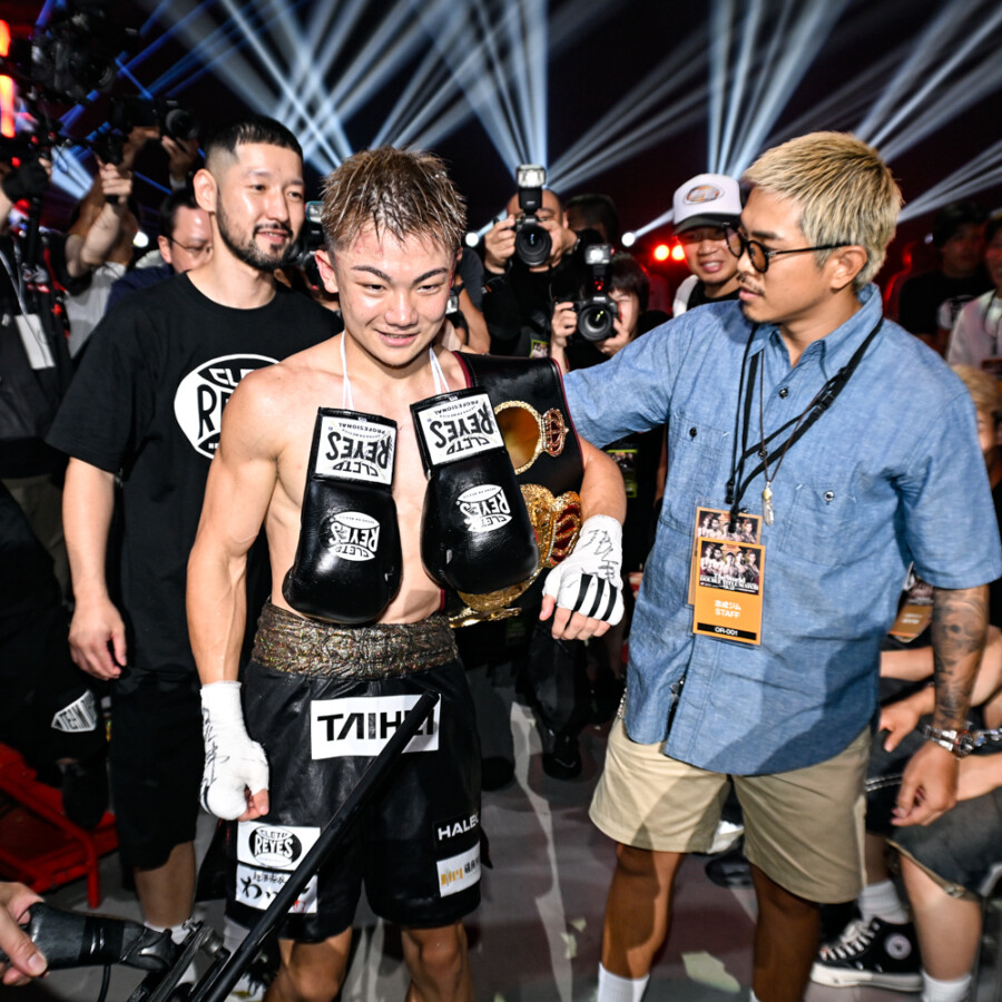 井岡がスカウトした吉良がプロ5戦目でWBA世界王者に(写真・山口裕朗)
