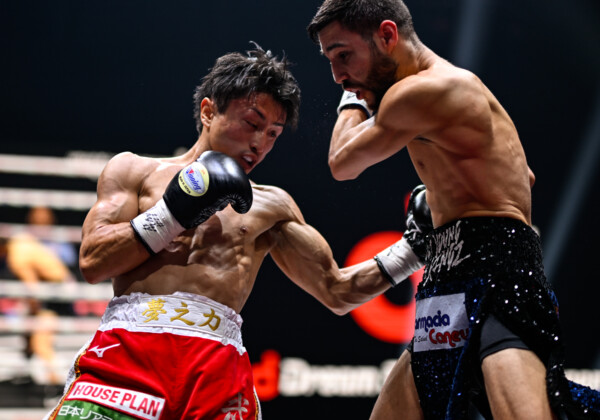 石井武志が衝撃の65秒ＫＯ（写真・山口裕朗）