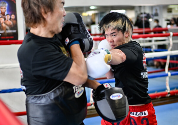 那須川天心が井上拓真戦の練習を公開（写真・山口裕朗）