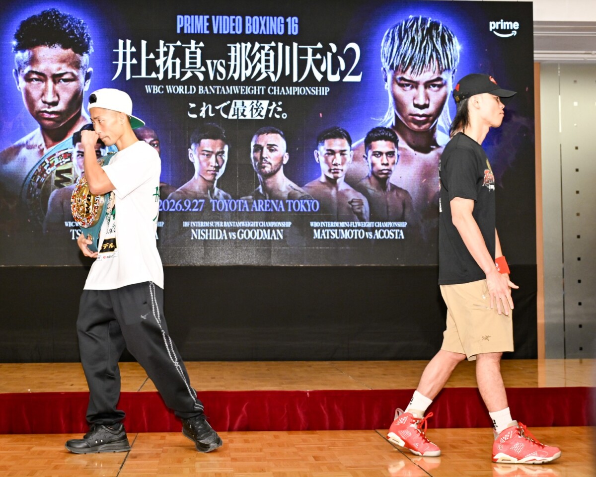 拓真と天心は目も合わさず（写真・山口裕朗）