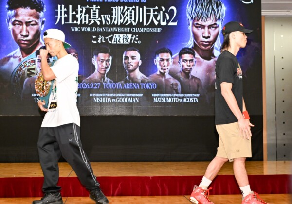 拓真と天心は目も合わさず（写真・山口裕朗）