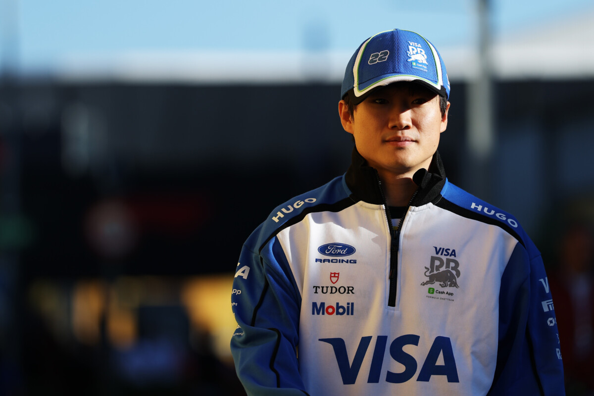 スペインGPで14位惨敗の角田裕毅に厳しい評価。次戦出場可否はハジャーのテストで決定（写真・Getty Images / Red Bull Content Pool)