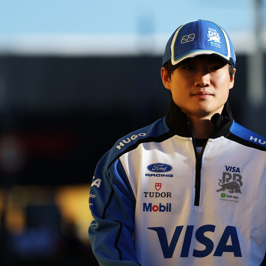 スペインGPで14位惨敗の角田裕毅に厳しい評価。次戦出場可否はハジャーのテストで決定（写真・Getty Images / Red Bull Content Pool)