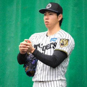 阪神の新守護神の工藤があと1球で悲劇に（資料写真・黒田史夫）