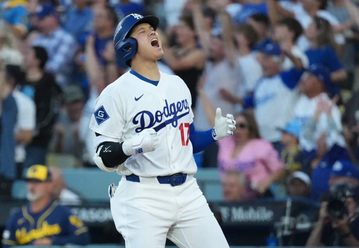 大谷翔平が116打席ぶりの復活弾を放つもドジャースは4連敗でNLCS敗退となった（写真：Imagn/ロイター/アフロ）