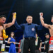 WBA世界バンタム級王者の堤聖也（右）が怪我で休養王者へ。2月に引き分けた比嘉大吾が暫定世界戦か（写真・山口裕朗）