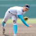 山梨学院の“怪物2年生”菰田陽生が岡山学芸館戦で二刀流の大活躍を見せる（写真・スポーツ報知/アフロ）