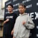 ＷＢＡ世界バンタム級正規王者の堤聖也と石原トレーナー