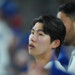 大谷翔平の内野安打からの守備の乱れでキム・ヘソンが同点ホームを狙うも、三塁コーチがストップする判断ミス（写真・AP/アフロ）