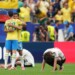 アディショナルタイムの勝ち越しゴールで日本がブラジルに惜敗した（写真：AP/アフロ）