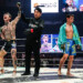平本蓮が判定勝利の瞬間に喜びを爆発させた（写真・RIZIN FF)